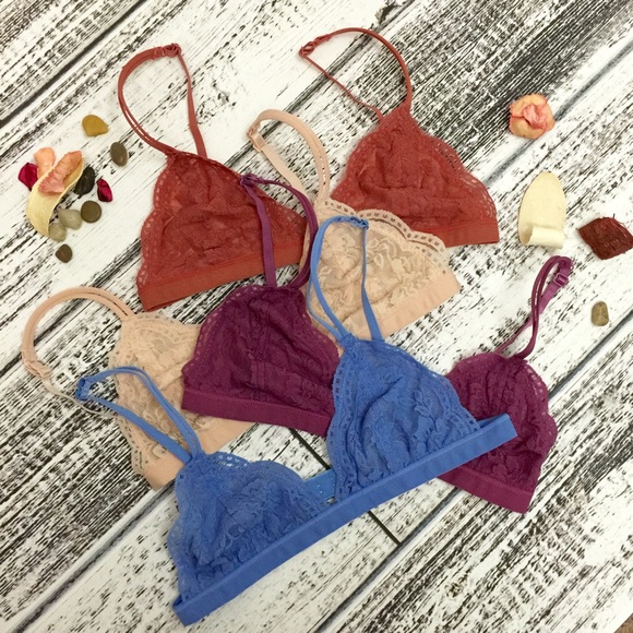 FRANCESCA delicate bralette -8 colors - Picture 3 of 4