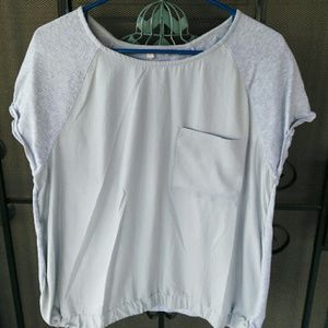 SOLD!! Anthropologie Banded Pocket Top