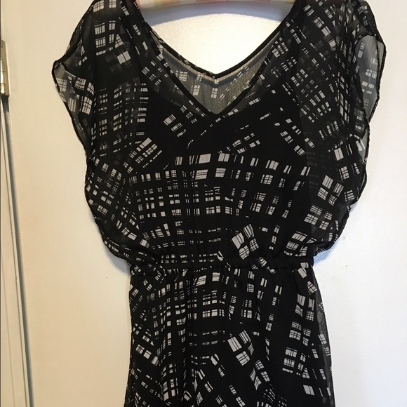 Black and white Express dress