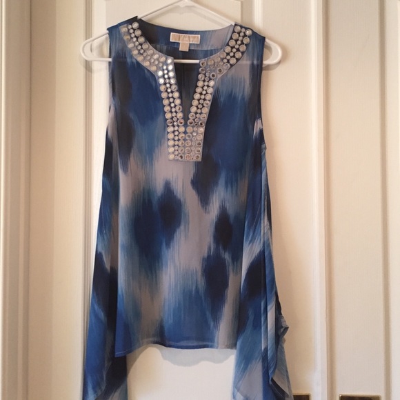 MICHAEL Michael Kors Sleeveless Embellished Tank