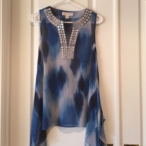 MICHAEL Michael Kors Sleeveless Embellished Tank