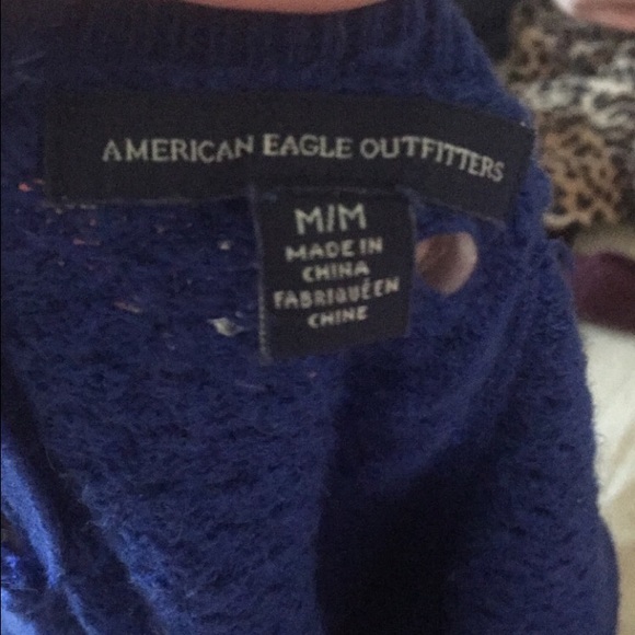 Blue American Eagle sweater! - Picture 2 of 2