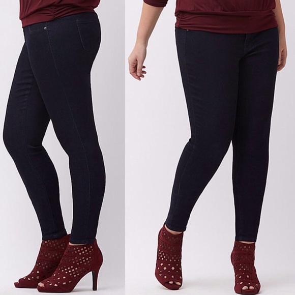 Lane Bryant Denim - NWT Lane Bryant Super Stretch Skinny Jeans Jegging Like Dark Wash Plus Size 24