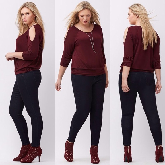 NWT Lane Bryant Super Stretch Skinny Jeans Jegging Like Dark Wash Plus Size 24 - Picture 3 of 9