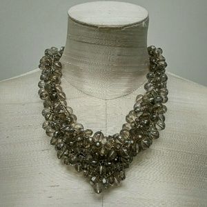 Beaded Cluster Necklace