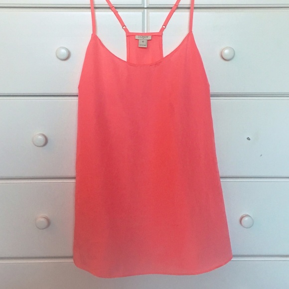 Coral J. Crew Tank Top