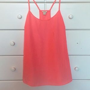 Coral J. Crew Tank Top