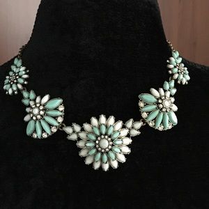 Turqouise/white necklace