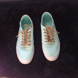 Light blue Vans