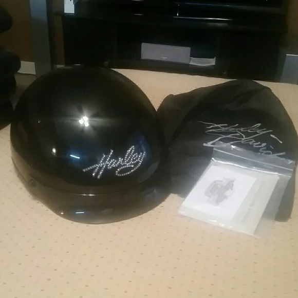 Womens half shell Harley helmet