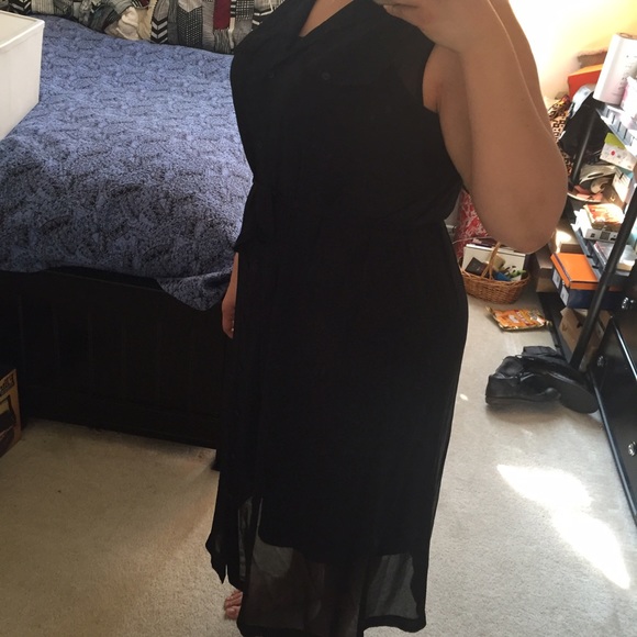DKNY dress black 1x - Picture 2 of 4