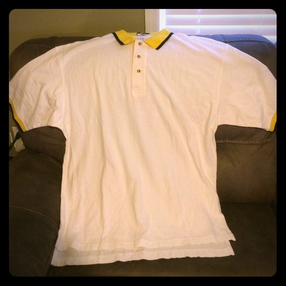 White polo tee