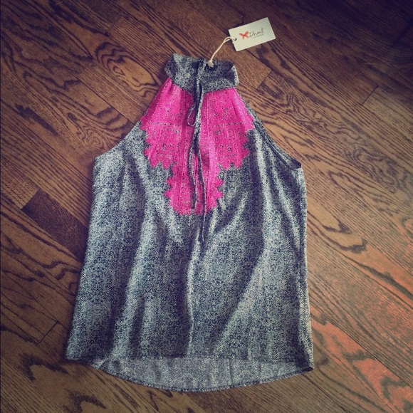 Nwt thml size small tie front top