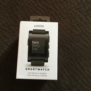 New in box pebble smart watch