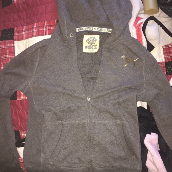🎀PINK HOODIE🎀 worn condition