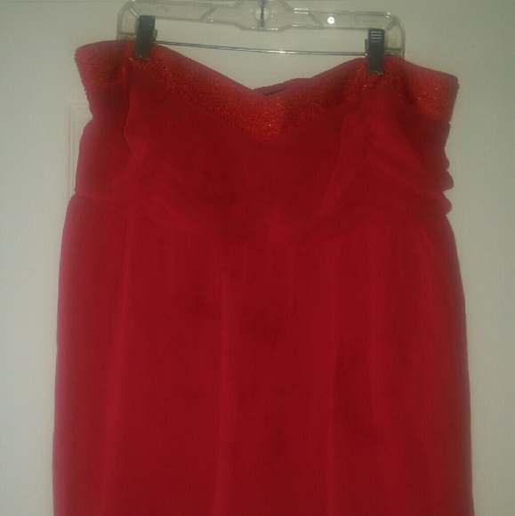 Strapless top