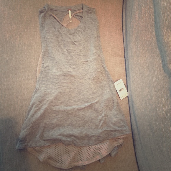 Grey Free People Combo tank - size small