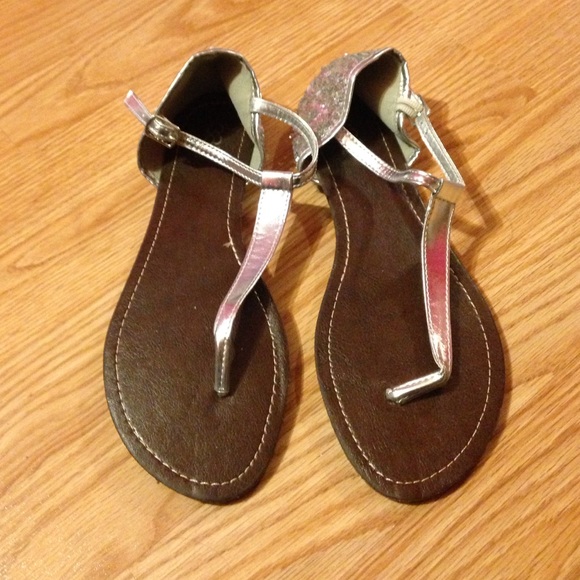sequin covered flip flops