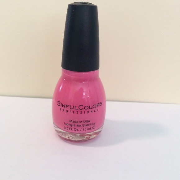 Pink nail polish