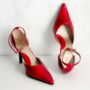 Fioni Shoes - Marvel Red Shoes Ankle Strap Heels size 8.5 Fioni Fioni Shoes - Marvel Red Shoes Ankle Strap Heels size 8.5 Fioni