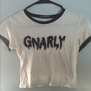 Brandy Melville Gnarly Crop Top
