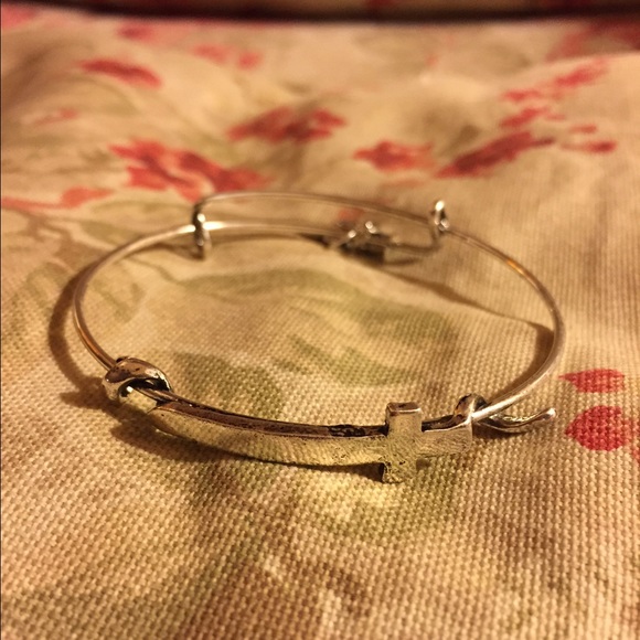Alex and Ani Inspired Cross Bracelet