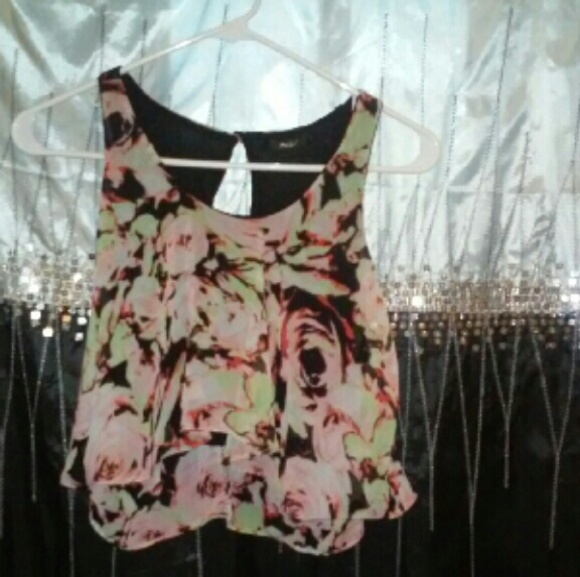 Floral crop top