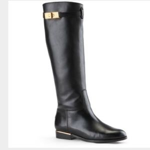 CWonder black leather boots