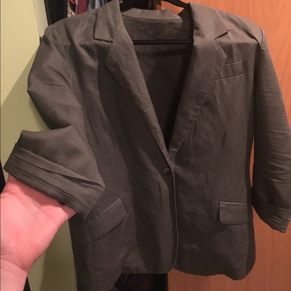 Olive blazer - Picture 3 of 4
