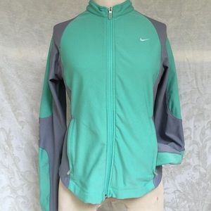 Nike fit dry teal & grey jacket size 8/10