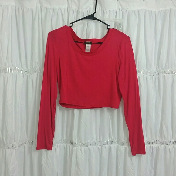 Red Crop Top - Picture 2 of 4