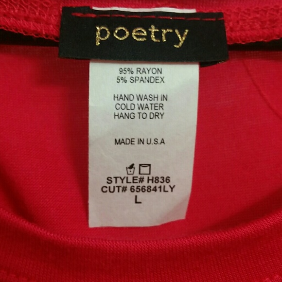 Red Crop Top - Picture 3 of 4