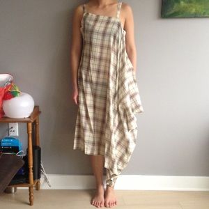 NWOT Lunn by Lilith Diana Vanille Plaid Maxi