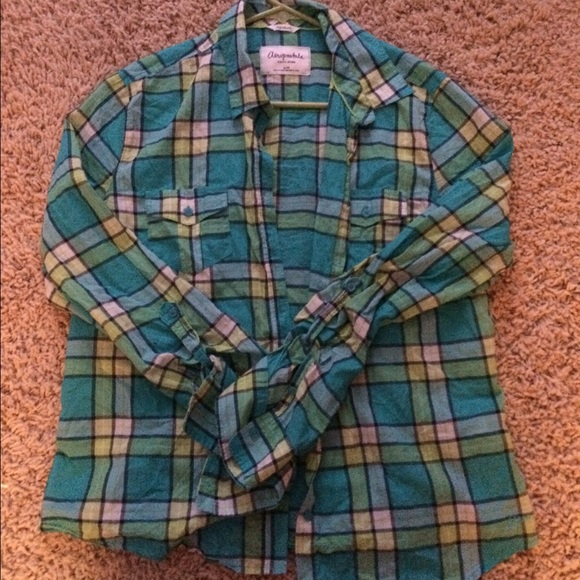 Aeropostale-size xl plaid layering button down