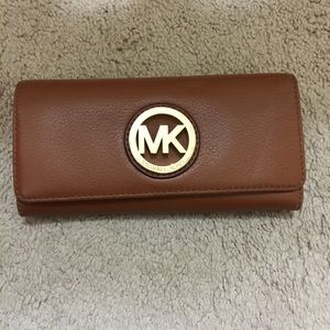 Light Brown gold Michael Kors wallet