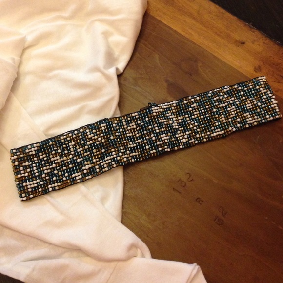 Beaded Wooden Belt - Picture 3 of 4