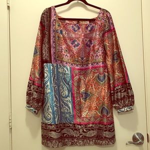 Printed Shift Dress