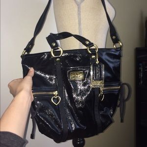 Coach poppy liquid gloss bag new wout tags