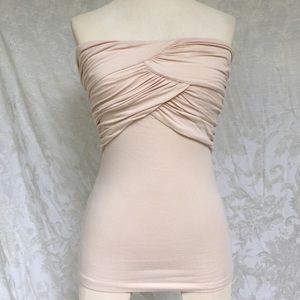 Bebe size small tube top with built in support