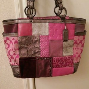 Coach patchwork purse