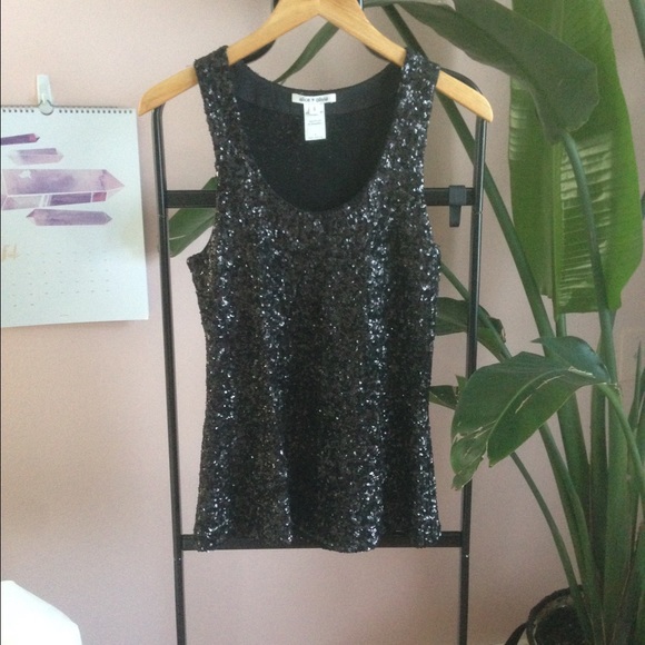 Alice + Olivia sequined tank.