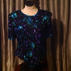 Blue And Green Laurence Kazar New York Never Worn