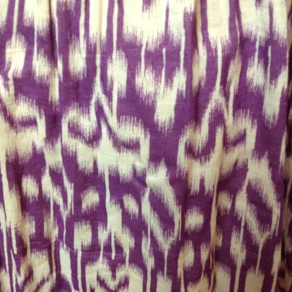 Derek Heart boho dress purple v-neck made in India - Picture 4 of 4