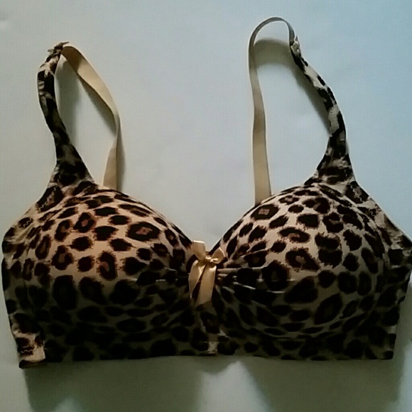 Leopard Print 38D Bra