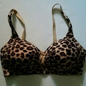 Leopard Print 38D Bra