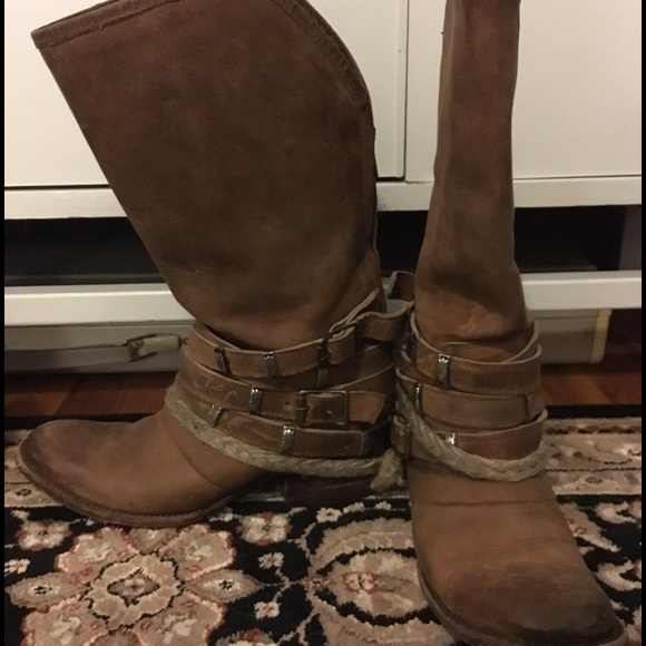 Freebird Tan leather boot size 8