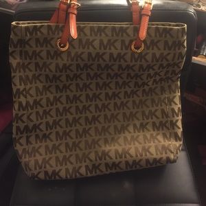 Michael Kors Tote w/ Orange Handles