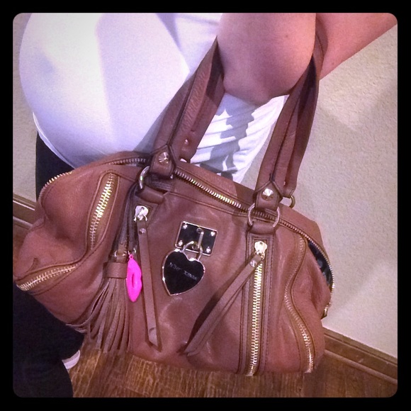Betsey Johnson Brown Leather Purse
