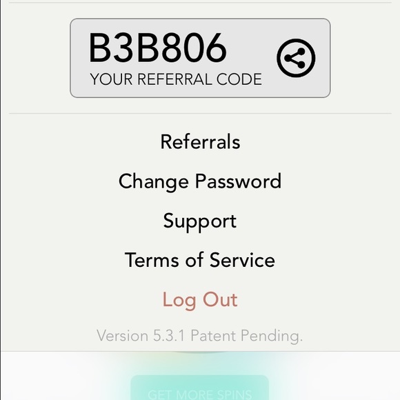 Use my referral code to get free spins