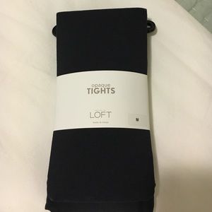 NWT Navy opaque tights